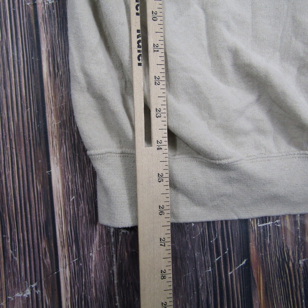 Ford Sweatshirt Mens L Beige Pullover Fleece Bronco Truck Graphic Tagless - Picture 6 of 6